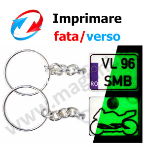 Breloc moto FOSFORESCENT